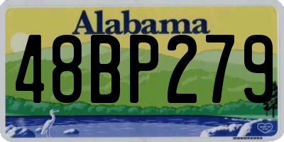 AL license plate 48BP279
