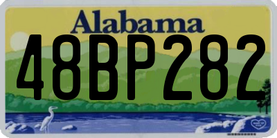 AL license plate 48BP282