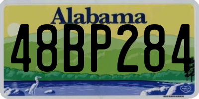 AL license plate 48BP284
