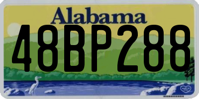 AL license plate 48BP288