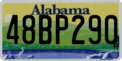 AL license plate 48BP290