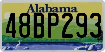 AL license plate 48BP293
