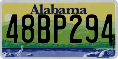 AL license plate 48BP294