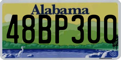 AL license plate 48BP300