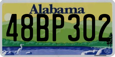 AL license plate 48BP302