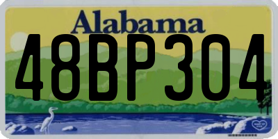 AL license plate 48BP304