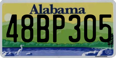 AL license plate 48BP305