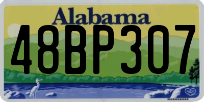 AL license plate 48BP307