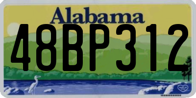 AL license plate 48BP312