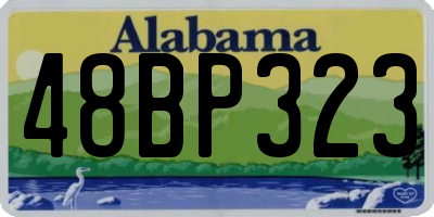 AL license plate 48BP323