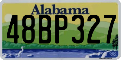 AL license plate 48BP327