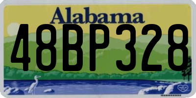 AL license plate 48BP328