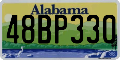 AL license plate 48BP330