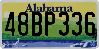 AL license plate 48BP336