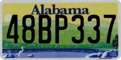 AL license plate 48BP337