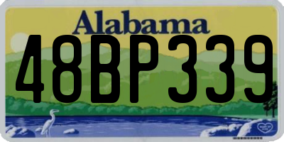 AL license plate 48BP339