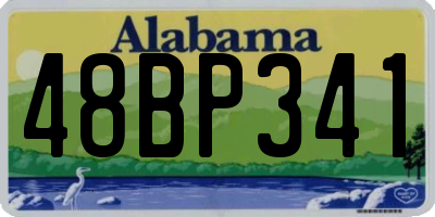AL license plate 48BP341