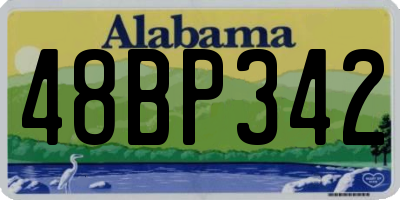 AL license plate 48BP342
