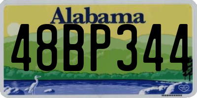 AL license plate 48BP344