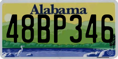 AL license plate 48BP346