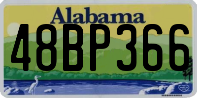 AL license plate 48BP366