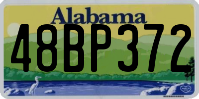 AL license plate 48BP372