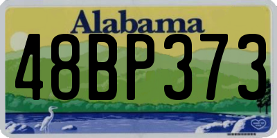 AL license plate 48BP373