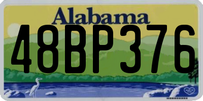 AL license plate 48BP376