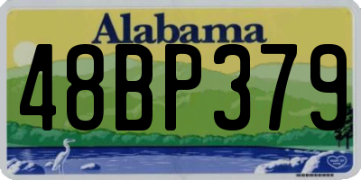 AL license plate 48BP379
