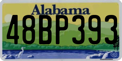 AL license plate 48BP393