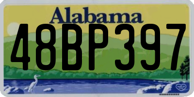 AL license plate 48BP397