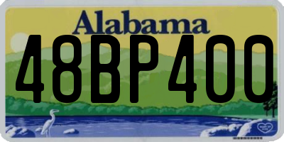 AL license plate 48BP400