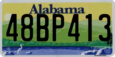 AL license plate 48BP413