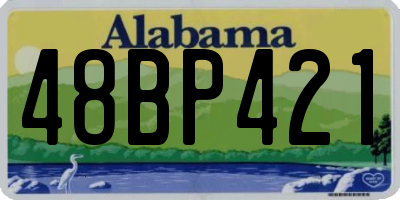 AL license plate 48BP421