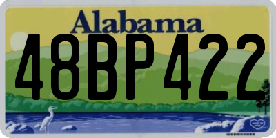 AL license plate 48BP422