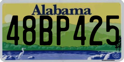 AL license plate 48BP425