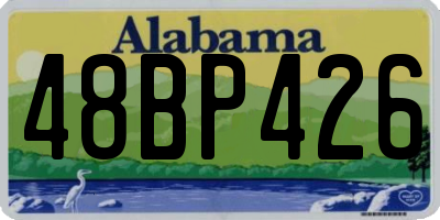 AL license plate 48BP426