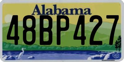 AL license plate 48BP427