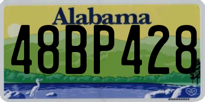 AL license plate 48BP428