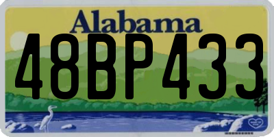 AL license plate 48BP433
