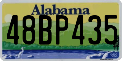 AL license plate 48BP435
