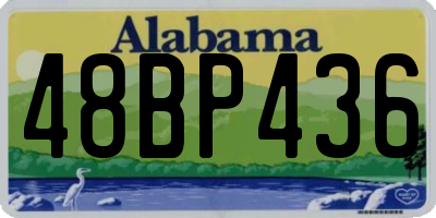 AL license plate 48BP436