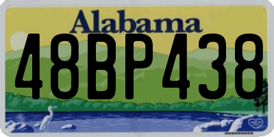 AL license plate 48BP438