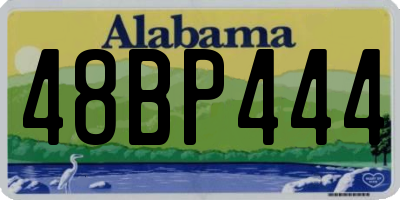 AL license plate 48BP444