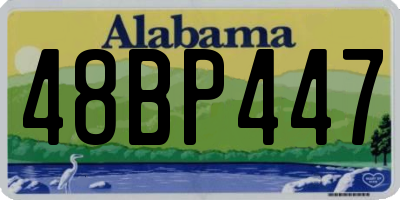 AL license plate 48BP447
