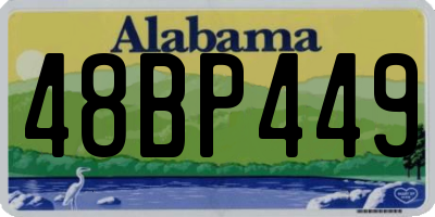 AL license plate 48BP449
