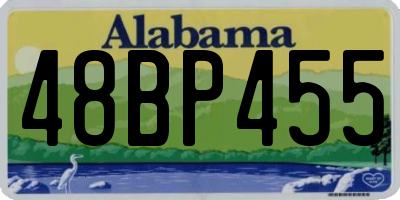 AL license plate 48BP455