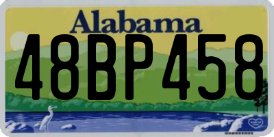 AL license plate 48BP458