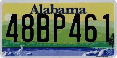 AL license plate 48BP461