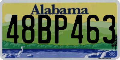 AL license plate 48BP463